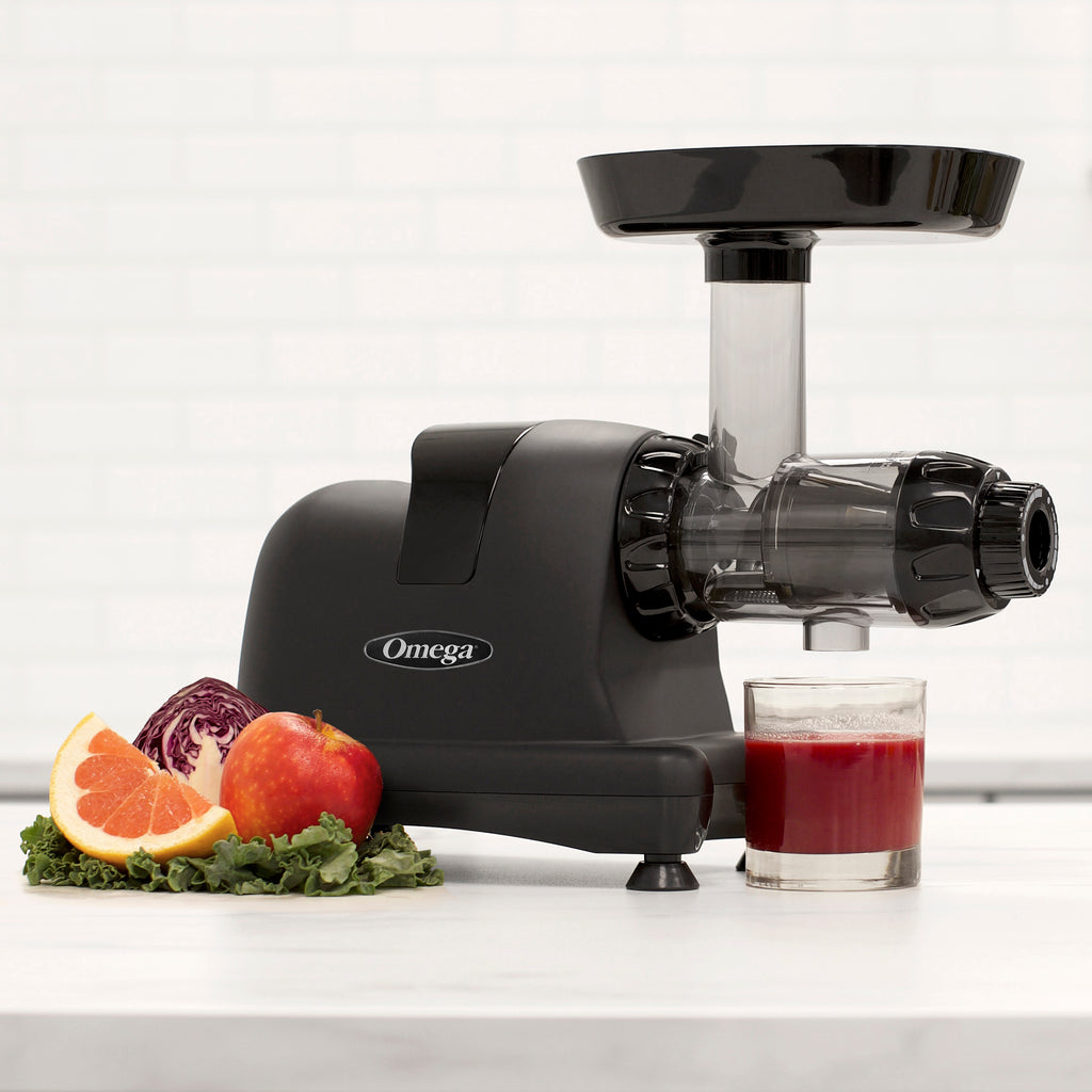 Omega Ultimate Juicer And Nutrition System Low Speed Horizontal Juicer