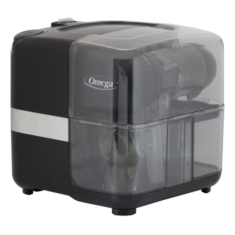 Omega Cold Press 365 Masticating Slow Juicer with On-Board Storage, in Matte Black