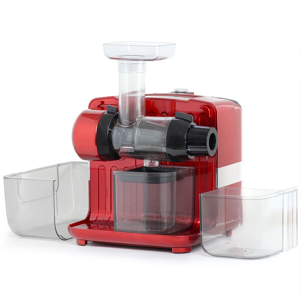 Omega - Cold Press 365 Masticating Slow Juicer with Onboard Storage - Red
