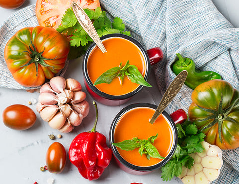 Leftover Blender Veggie Soup