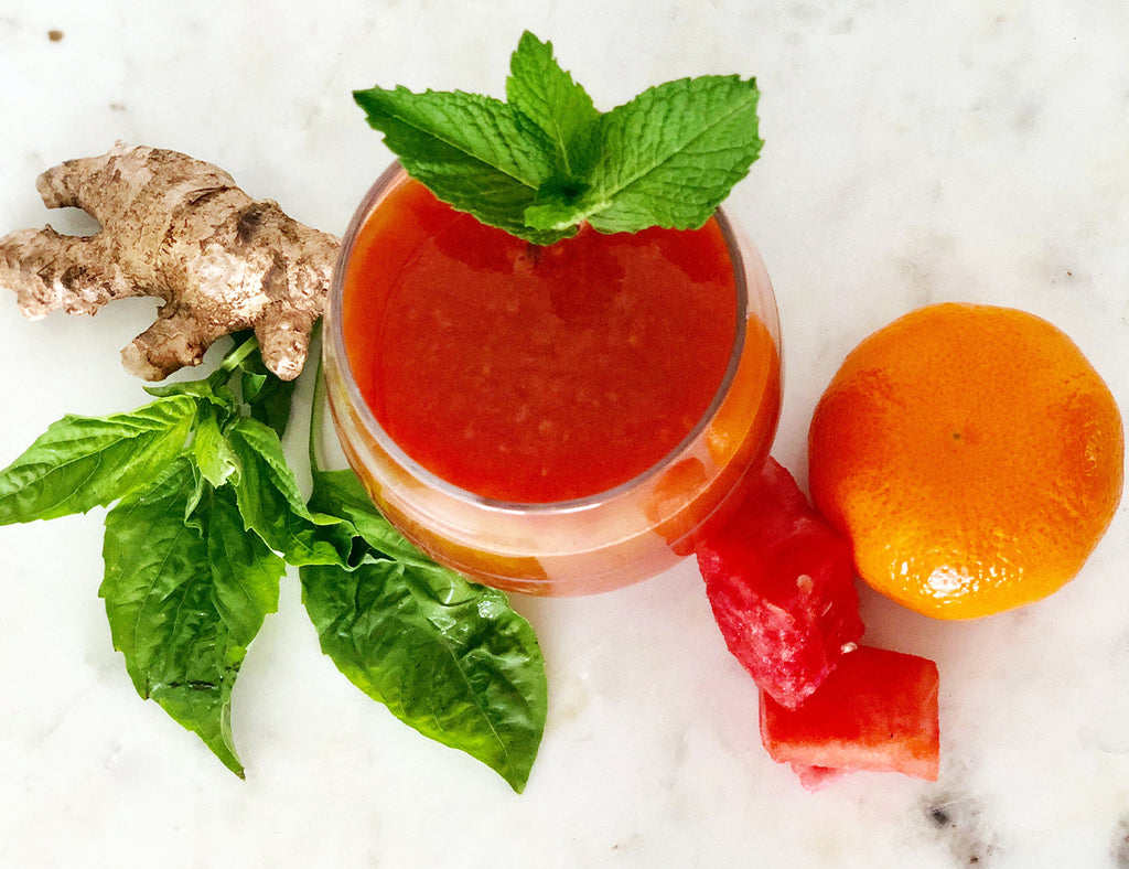 Spicy Watermelon Juice, Watermelon & Orange Juice Recipe, Fruit Juicer