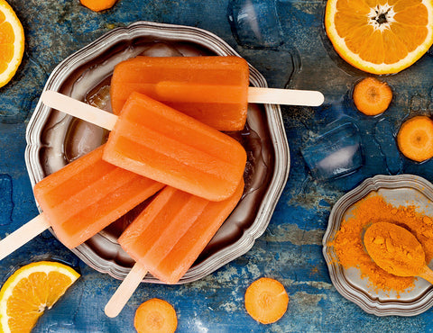 Tropical Popsicles with Turmeric