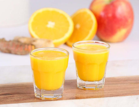 Turmeric Ginger Orange Shots