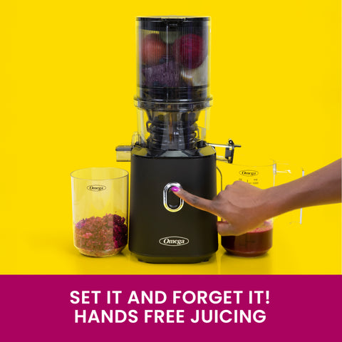 Omega Time Saving Cold Press Batch Juicer (OMJCSMVBBK13)