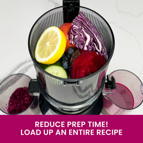 Omega Time Saving Cold Press Batch Juicer (OMJCSMVB)