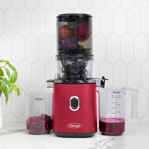 Omega Time Saving Cold Press Batch Juicer (OMJCSMVB)