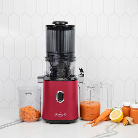Omega Time Saving Cold Press Batch Juicer (OMJCSMVB)