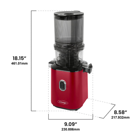 Omega Time Saving Cold Press Batch Juicer (OMJCSMVB)