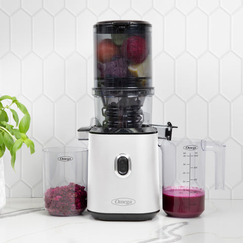 Omega Time Saving Cold Press Batch Juicer (OMJCSMVB)