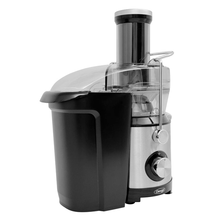 Omega High Speed Juicer with Large Chute in Black OMJCHSLCBK13