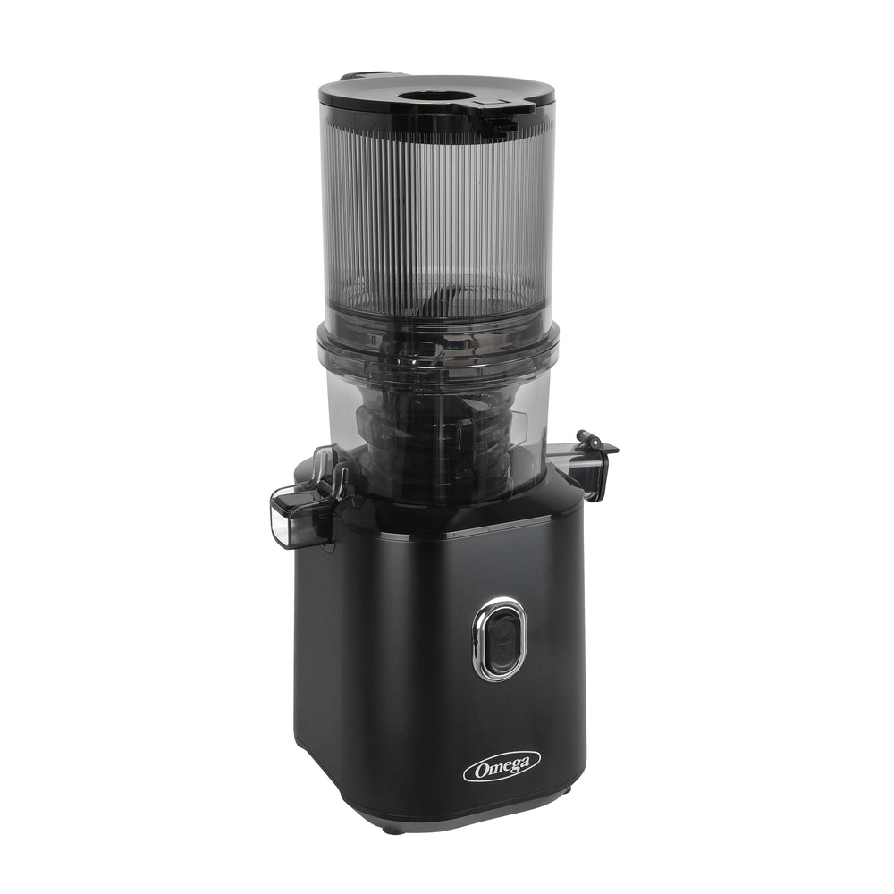 Omega Time Saving Cold Press Batch Juicer, in Black