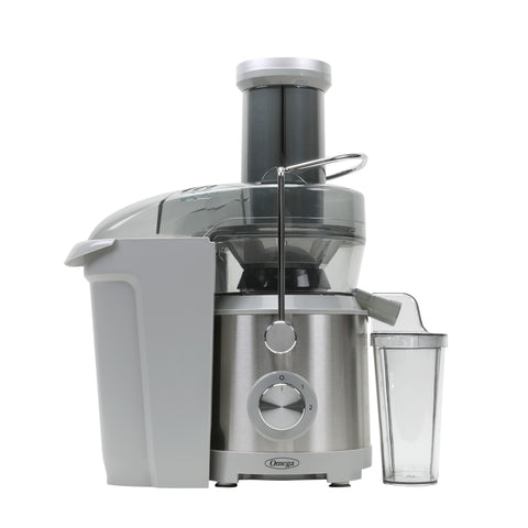 Omega High Speed Juicer with Extra Large Chute, in Silver