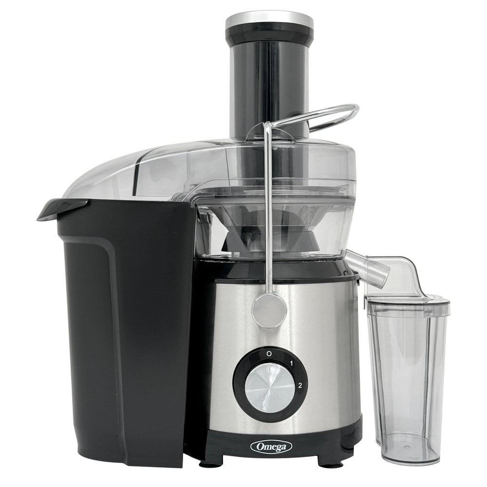 Omega High Speed Juicer with Large Chute, in Black