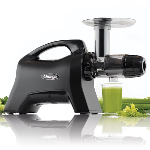 Omega Cold Press Masticating Horizontal Juicer with 3-Stage Auger (NC1000)