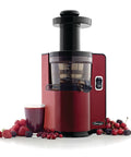 Omega Cold Press Masticating Vertical Low-Speed Juicer, in Red