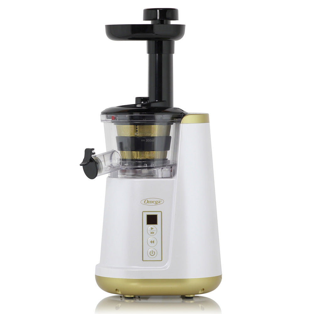 JC3000WH13 Omega Cold Press 365 Vertical Masticating Juicer, 3 Stage Auger, 150 Watts, White